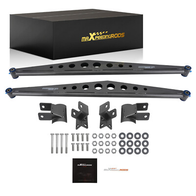 Rear Ladder Traction Bars w/ Mounting Brackets for 1980-1996 Ford F150/F250/F350