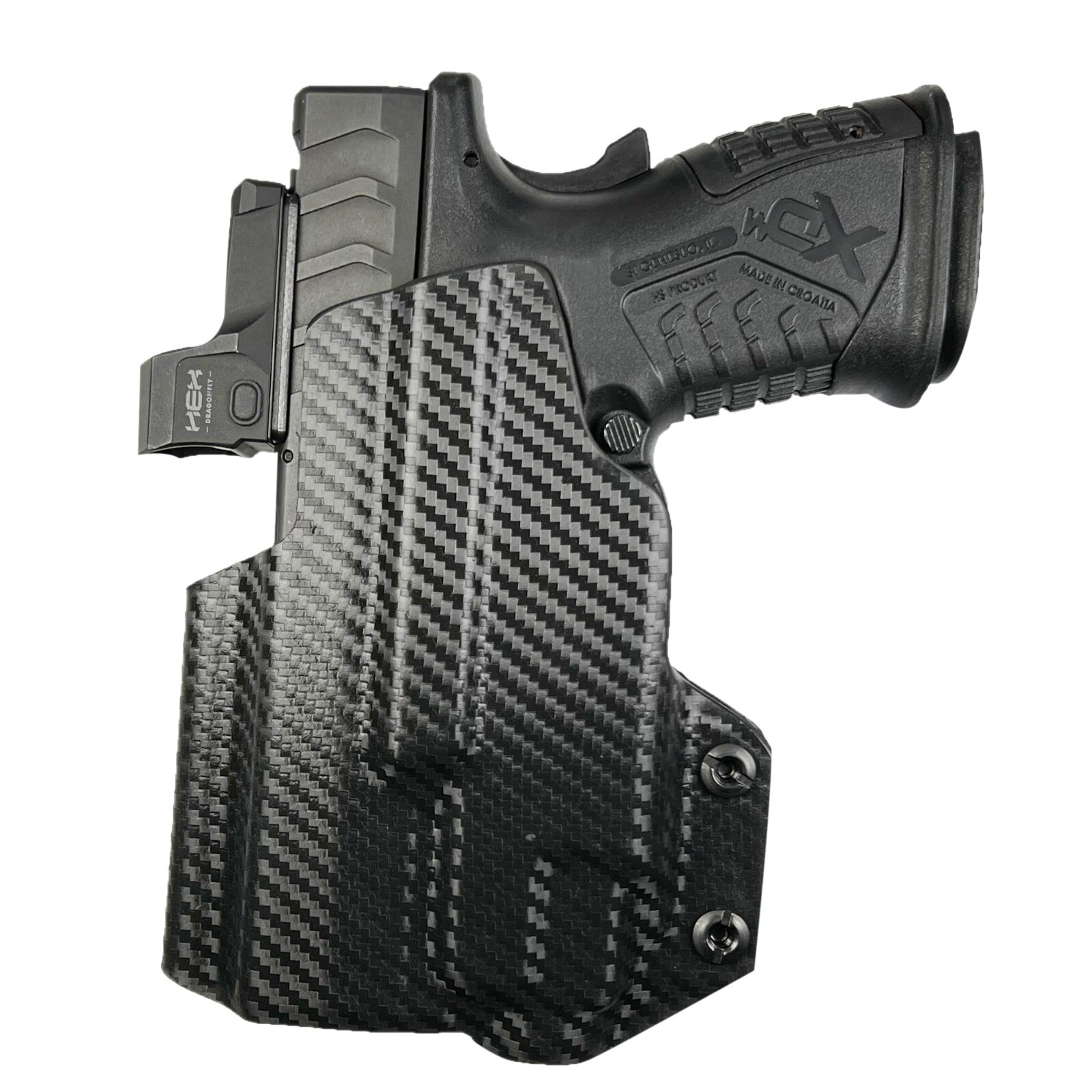 IWB TUCKABLE REDDOT READY+CLAW Holster For Springfield XD-M Elite 3.8'' + TLR7/8