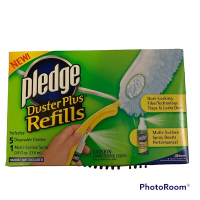 PLEDGE DUSTER PLUS Refills 5 Dusters & 1 Multi-Surface Spray