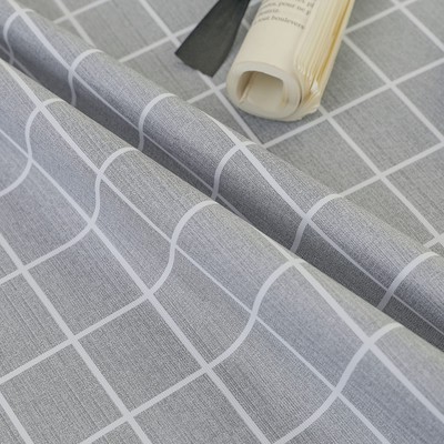 LOHASCASA Round Vinyl Tablecloth Plastic Table Cloth Cover Waterproof PVC Wip...