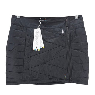 NWT SMARTWOOL Smartloft Zip Skirt Solid Black Quilted Size MEDIUM