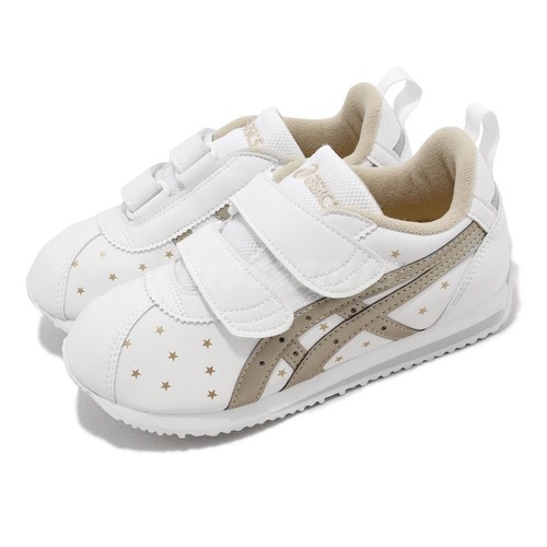 

Детские дошкольные кроссовки Asics Cotla Mini SL-ST White Champagne с золотым ремешком 1144A259102, Белый, Cotla Mini Sl-st