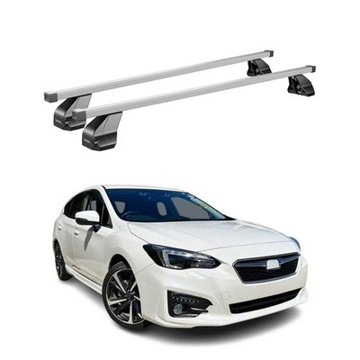 Fix Point Roof Racks Top Cross Bars for Subaru Impreza 2017-2023 Gray 2Pcs