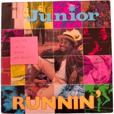 Junior Runnin' Vinyl Record 12" VG/G+ MERX 145 1983