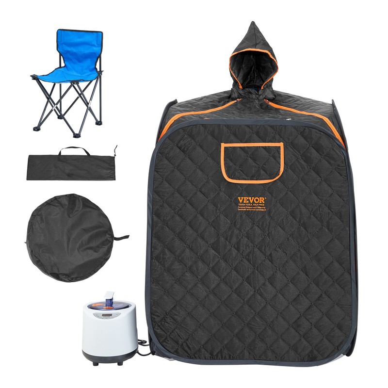 VEVOR Portable Steam Sauna Tent 1200W Personal Spa Loss Weight