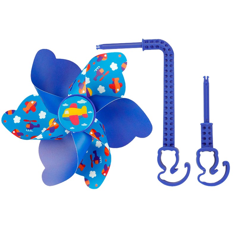 Bike Handlebar Flower Pinwheel Windmill Decorations For Kid Bicycle Scooter Gift