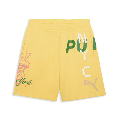 PUMA Mens Wardrobe Essentials Bright Lights NYC Flagship 7 Shorts