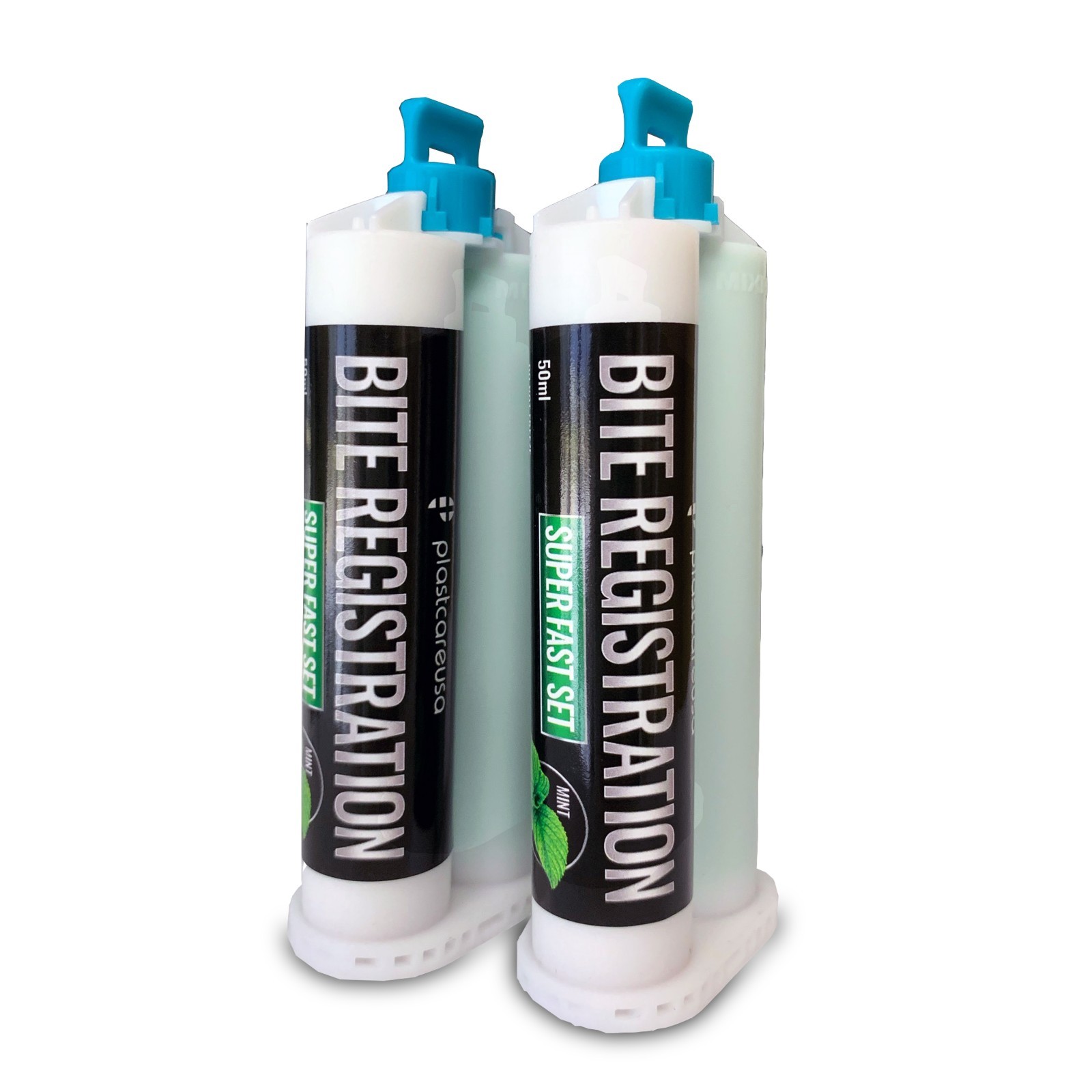 8 x Dental Bite Registration Material, Super Fast Set 50ml Cartridges (German)