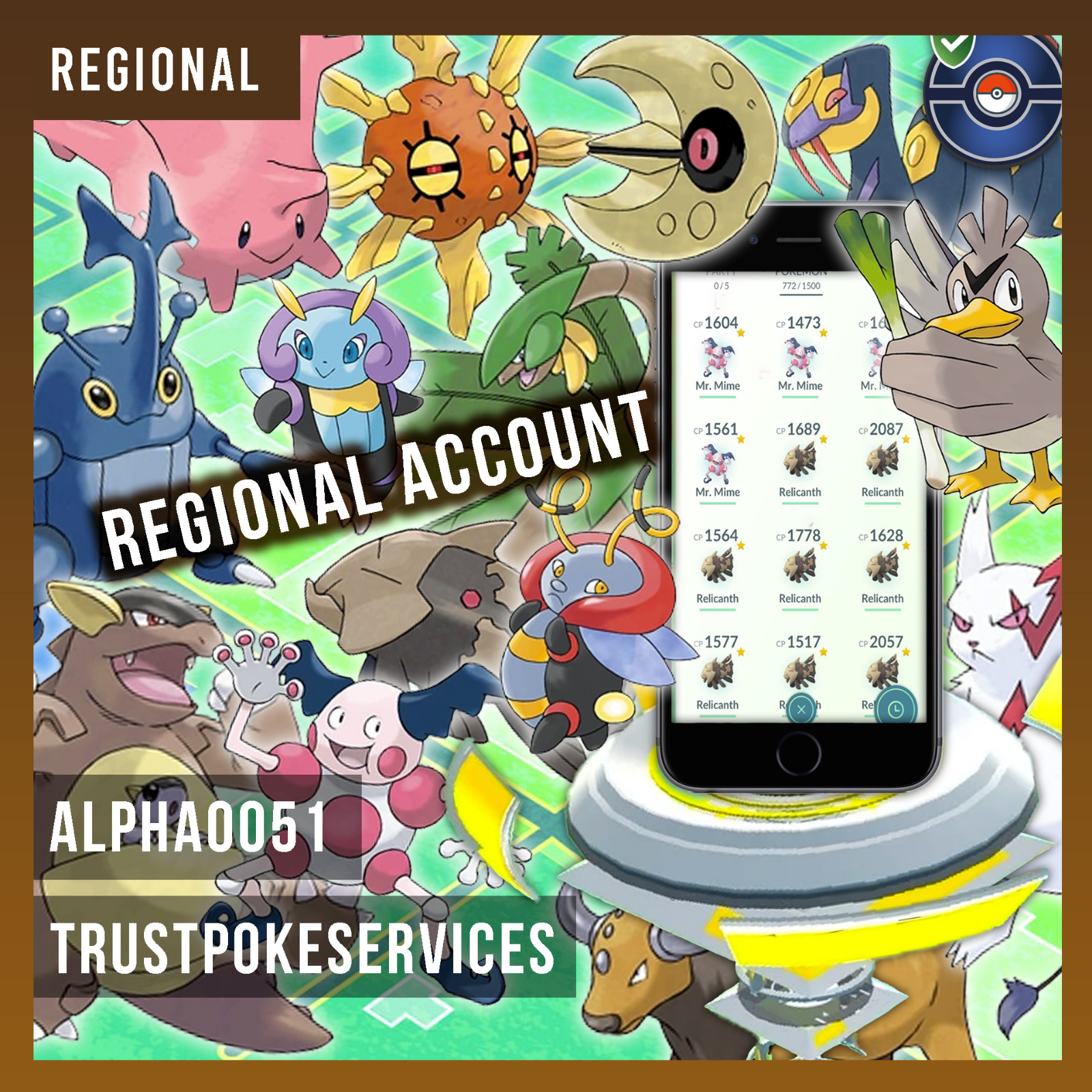 Electronic Games Mr Pokemon Go Cp 1500 Mime Trade Toys Hobbies