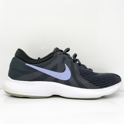 

Nike Womens Revolution 4 908999-006 Черные кроссовки для бега, размер 12, Черный, Revolution 4