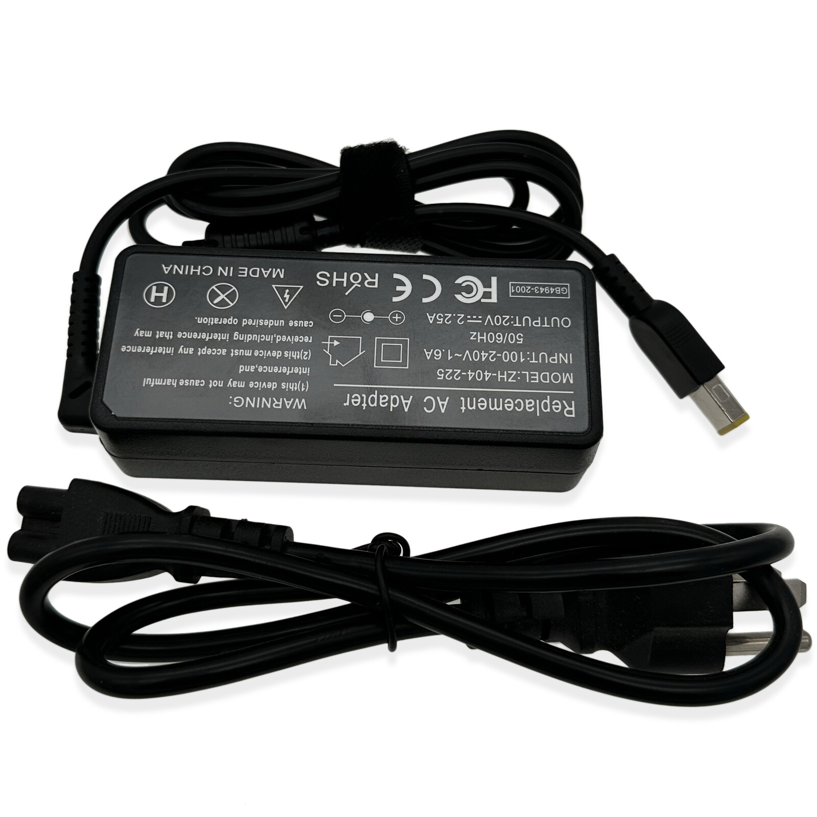 Charger Power Cord For Lenovo Ideapad 300-17isk 80qh 500-14i