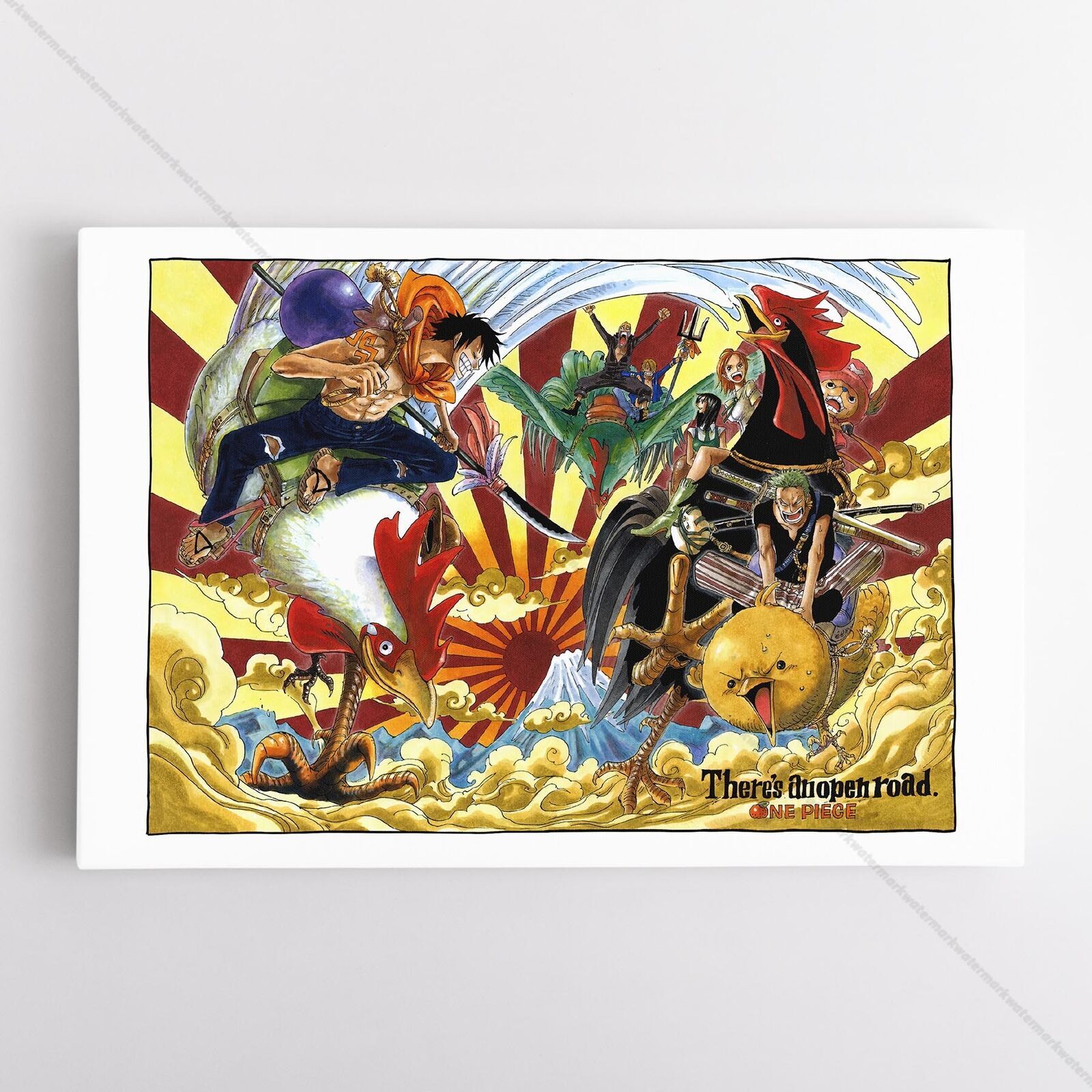 One Piece Poster Canvas - Chapter 352 Tom's Workers Art Print