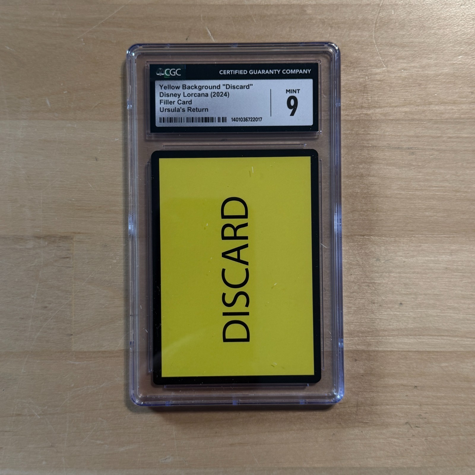 2023 Disney Lorcana TCG Discard Card Yellow with Black Border CGC 9 | eBay