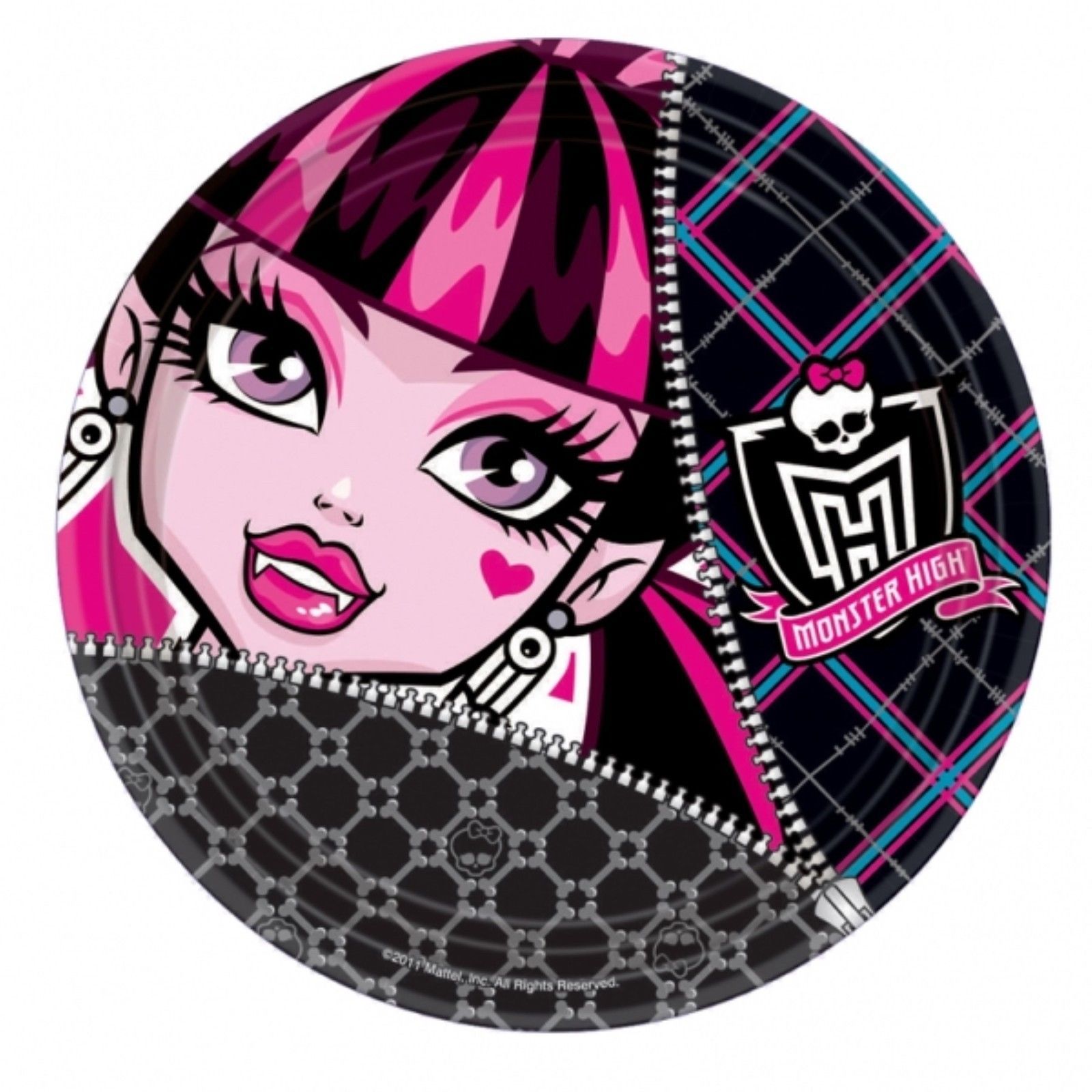 Monster High, праздничная столовая посуда и столовые приборы