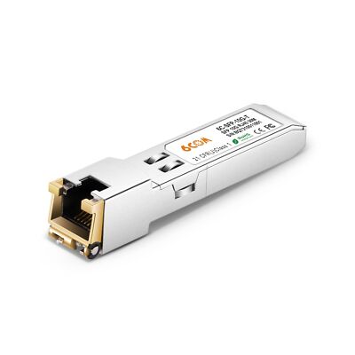 6COM 10GBase-T SFP+ Transceiver, 10G SFP+ to RJ45 Copper Module, CAT.6a/7, up...
