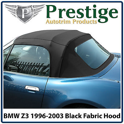 BMW Z3 Car Hood Hoods Convertible Top Soft Top Tops Roof Black Mohair Fabric