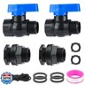 PVC Rain Barrel Spigot Kit 3/4