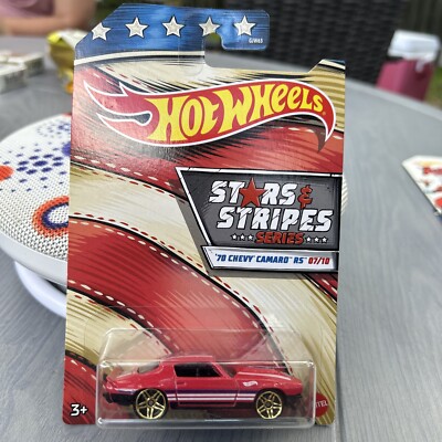 2020 Hot Wheels '70 Chevy Camaro RS Stars & Stripes Series #7/10 RED F