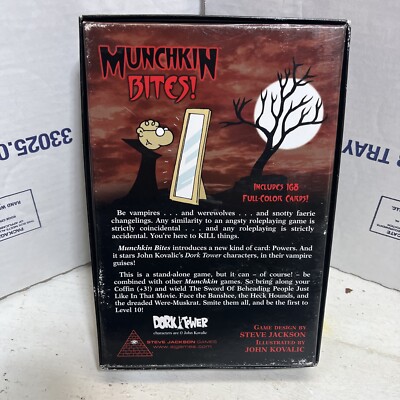 Munchkin Bites! Card Game Steve Jackson Games 1st Edition 7th Printing .st#12A