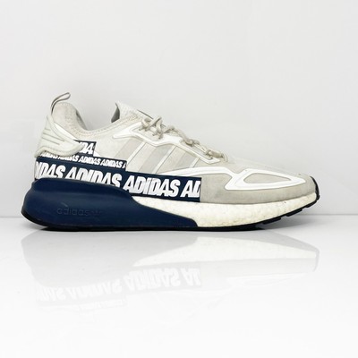 

Adidas Mens ZX 2K Boost FX7036 Белые кроссовки для бега, размер 12, Белый, ZX 2K Boost