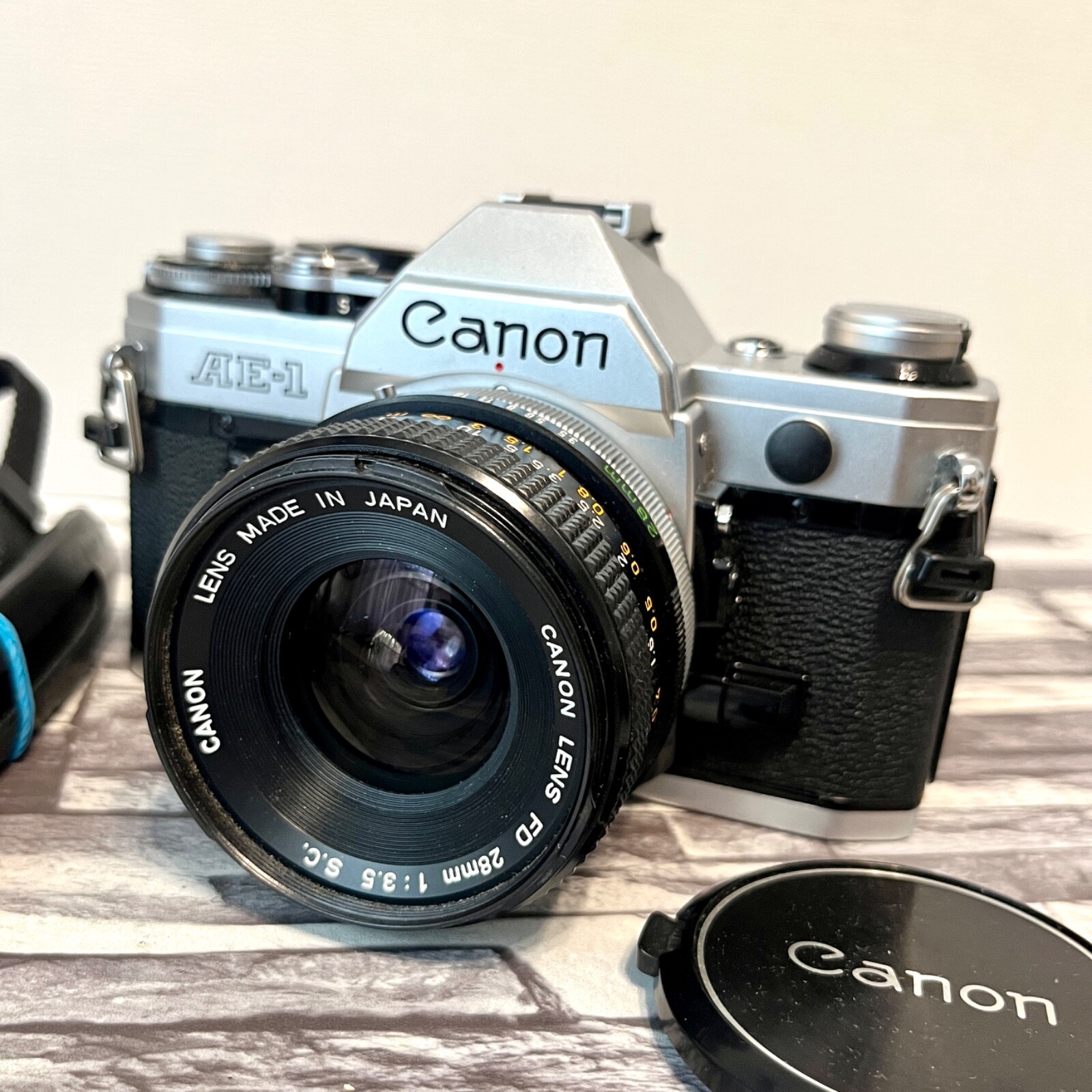 Canon AE-1 & FD 28mm F3.5 S.C.　#9390 Canon AE-1 & FD 28mm F3.5 S.C. #9390