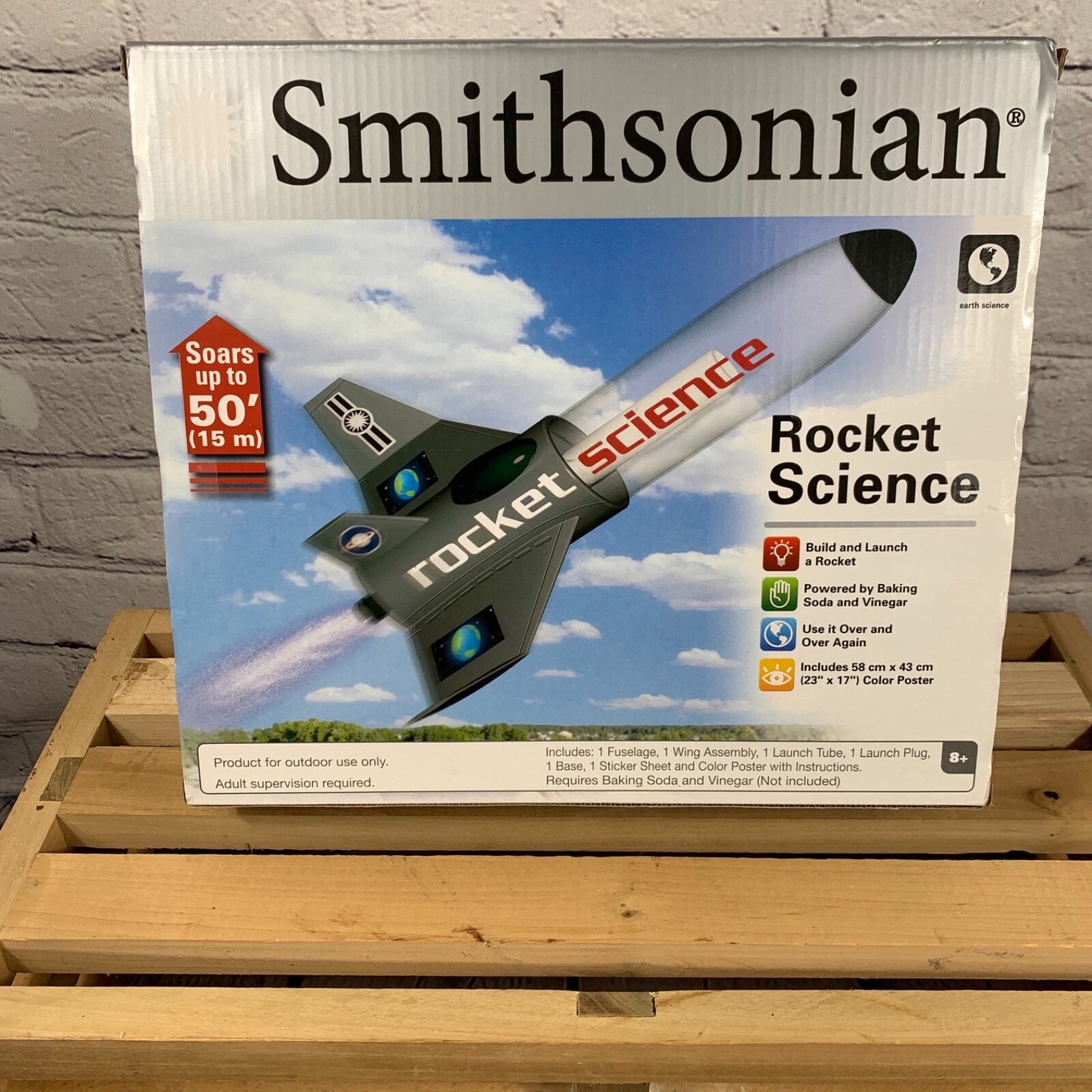 スミス　ＷＲＣ77Ｈ2Ｂ　ＲＯＣＫＥＴ Smithsonian Rocket Science Kit Rocket New | eBay
