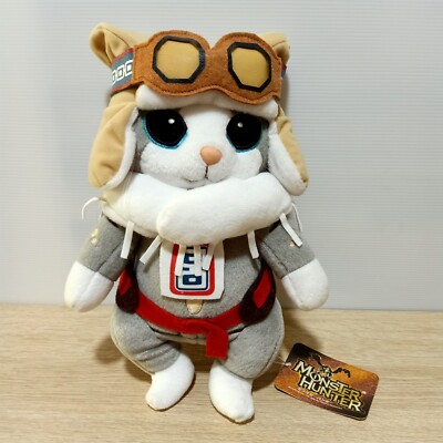 Monster Hunter Airou Otomo Airu 11'' Plush Capcom Felyne Comrade 2009 Japan