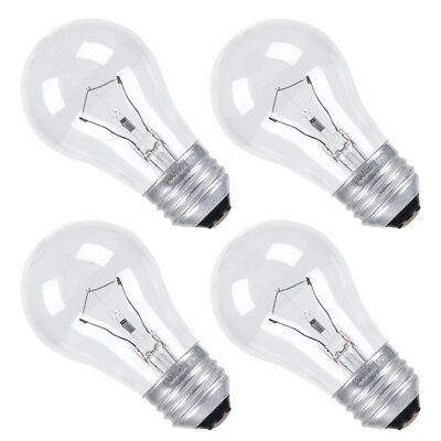 40 Watts Appliance Bulb, E26 A15 120v High Heat Bulbs Fo