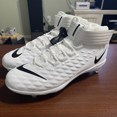 Nike Force Savage Pro 2 Detachable Football Cleats Mens Size 11 White BV398-100