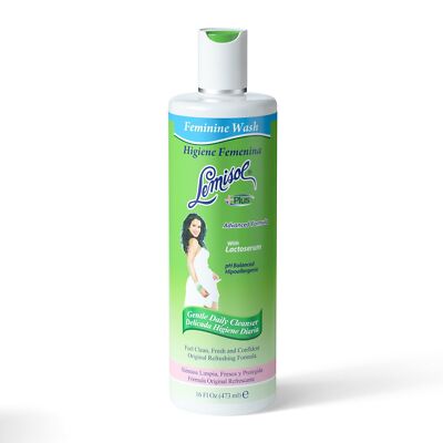 Lemisol Feminine Wash, Daily Cleanser, Hypoallergenic, 16 FL Oz, Bottle