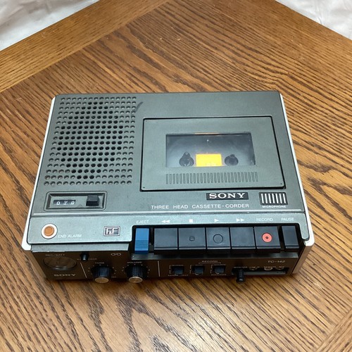 Sony Three Head Cassette recorder Tape Player End Alarm TC Sony Three Head Cassette recorder Tape Player End Alarm TC