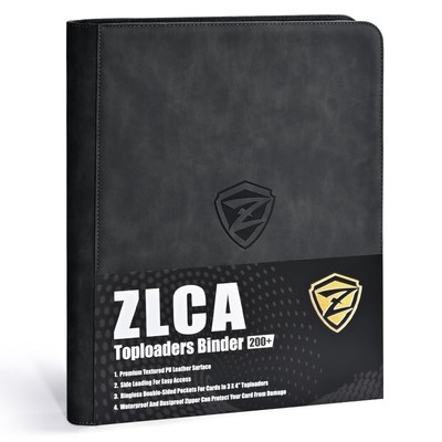Toploader Card Binder 9-Pocket Trading Card Album Holder fits for 3 x 4'' Top...