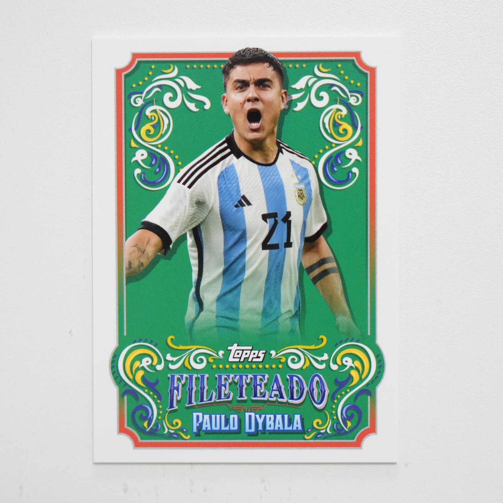 2022-23 Topps Fileteado Argentina #FT-6 Paulo Dybala | eBay 2022-23 Topps Fileteado Argentina #FT-6 Paulo Dybala | eBay