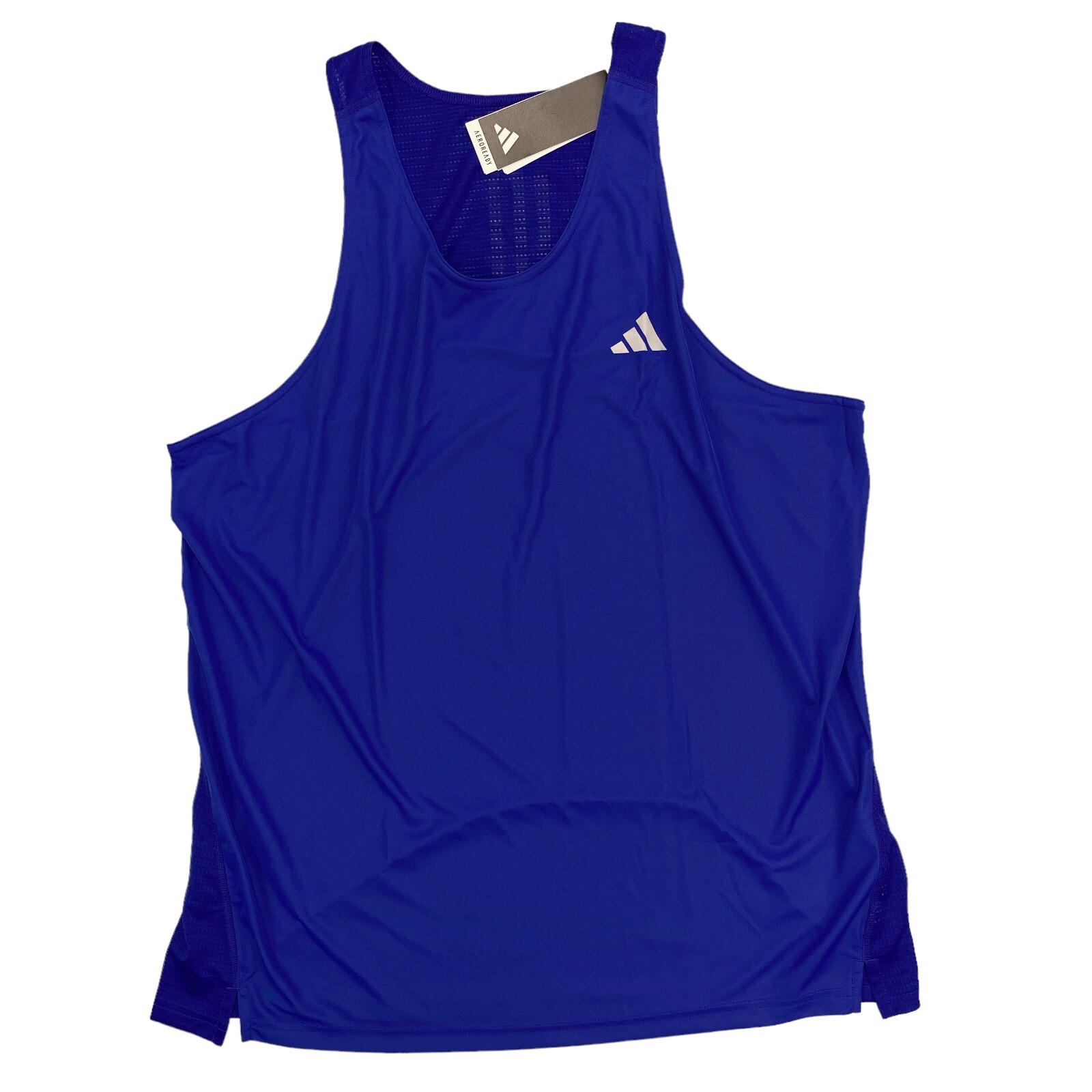 

Мужская футболка для бега adidas Own The Run OTR Lucid Blue HM8438 (Slim Fit), Синий, adidas HM8438