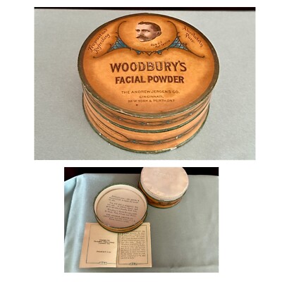 Antique 1919 Woodbury's Facial Powder Jergens Sealed Unused
