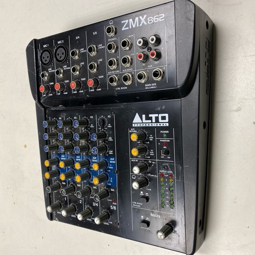 ALTO ZMX862 DJミキサー 6チャンネル Alto Professional 6 Channel Compact Mixer ZEPHYR ZMX862