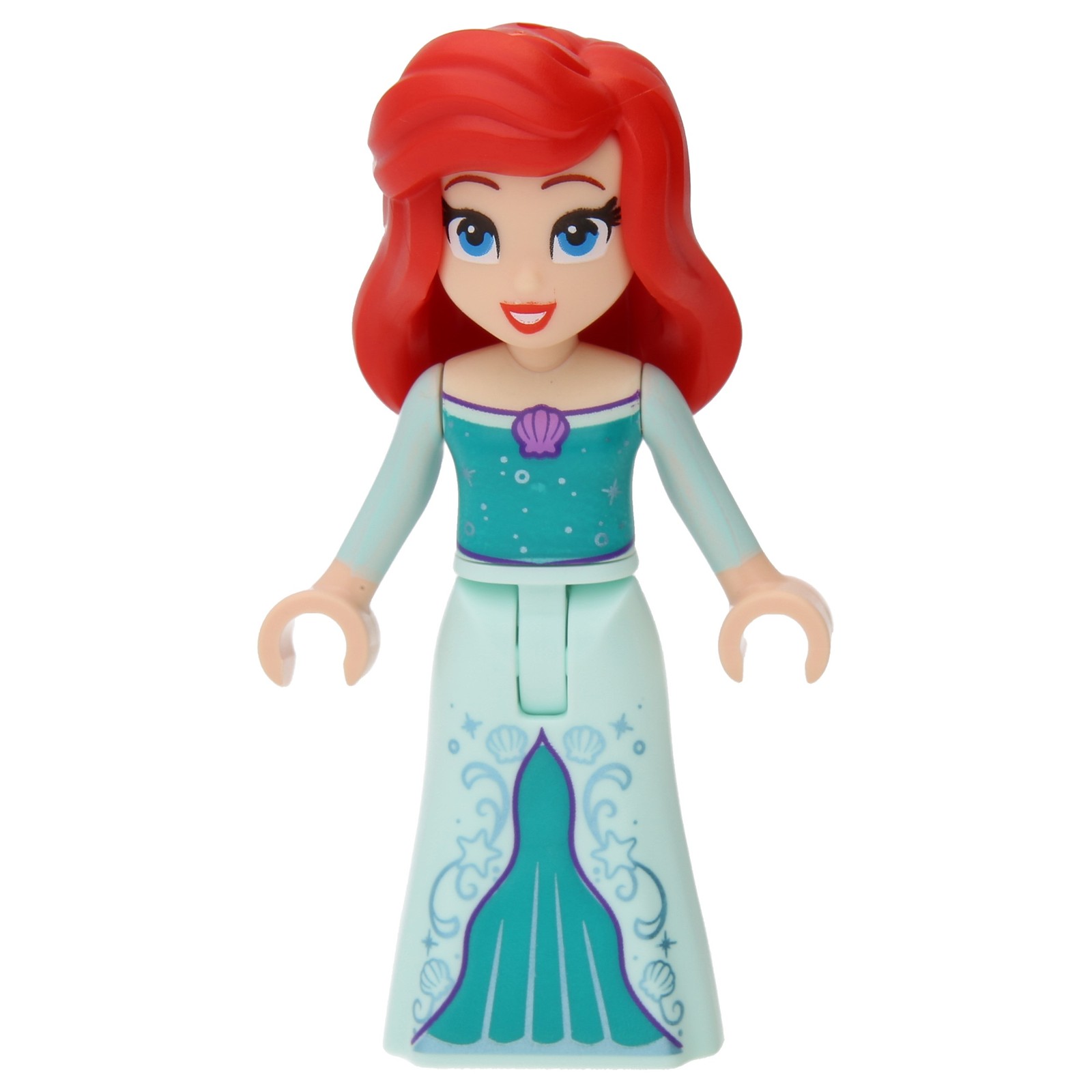 Ariel, Human (Light Nougat) - Light Aqua Dress with (dis150)