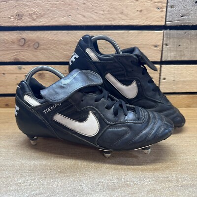 Vintage Nike Tiempo Premier 1992 Black Football Boots Rare Vintage Nike Tiempo Premier 1992 Black Football Boots Rare