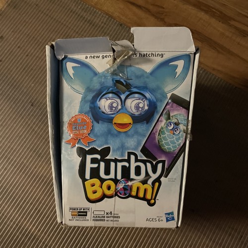 Furby ソーダブルー 箱付き FURBY BOOM TEAL PATTERN SPECIAL EDITION PLUSH INTERACTIVE