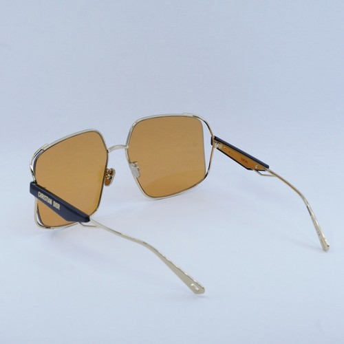 Pre-owned Dior Archi S1u B0k0 Gold/orange 61-16-135 Sunglasses