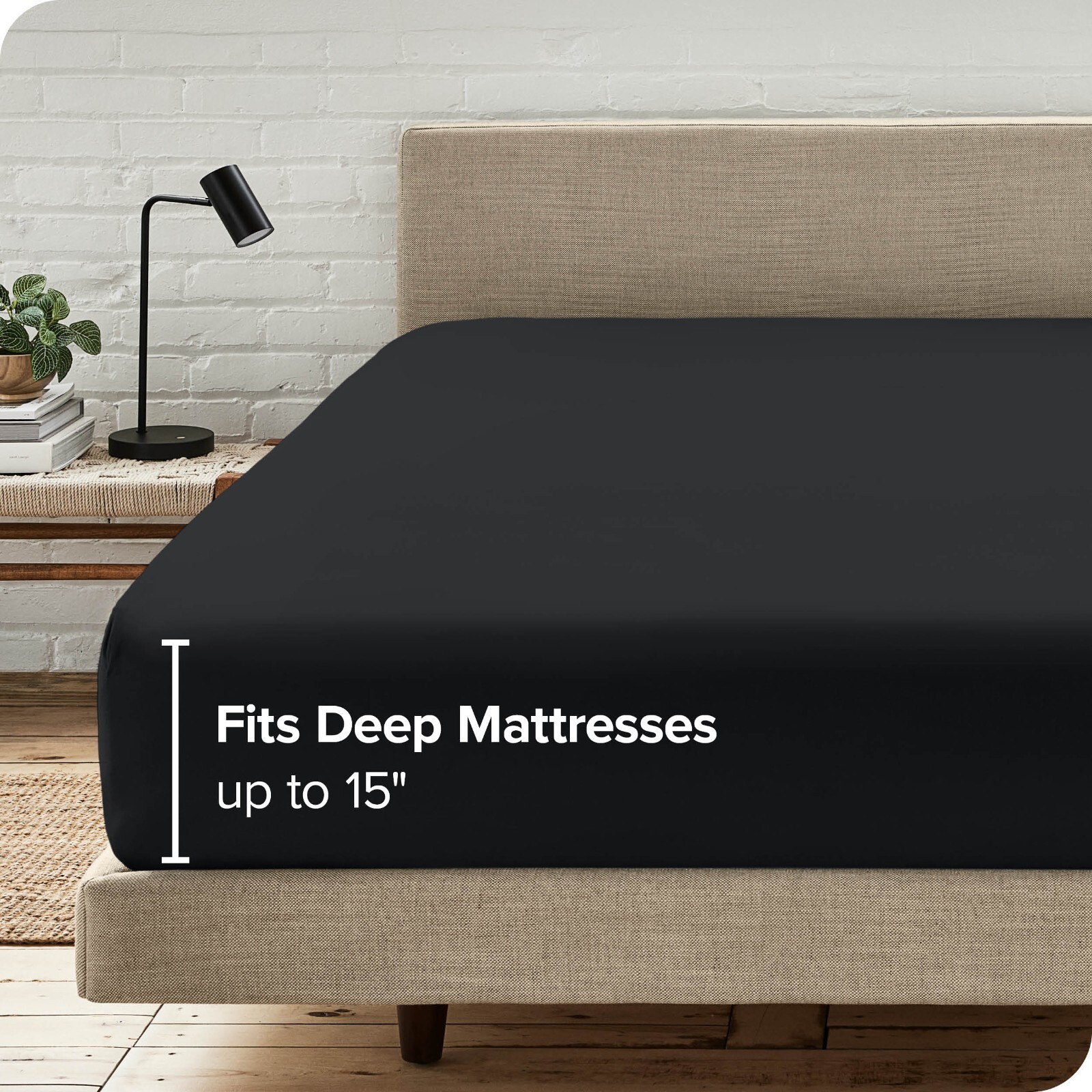 Ultra Soft Double Brushed Microfiber Fitted Sheets - Premium 1800 Collection