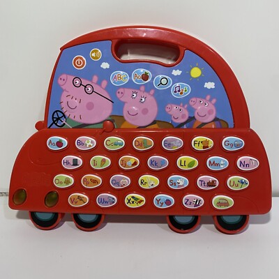 Vtech Peppa Pig Learn And Go Alphabet Car Educational Learning Toy Electronic