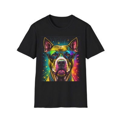 Pit bull mama Unisex Softstyle T-Shirt