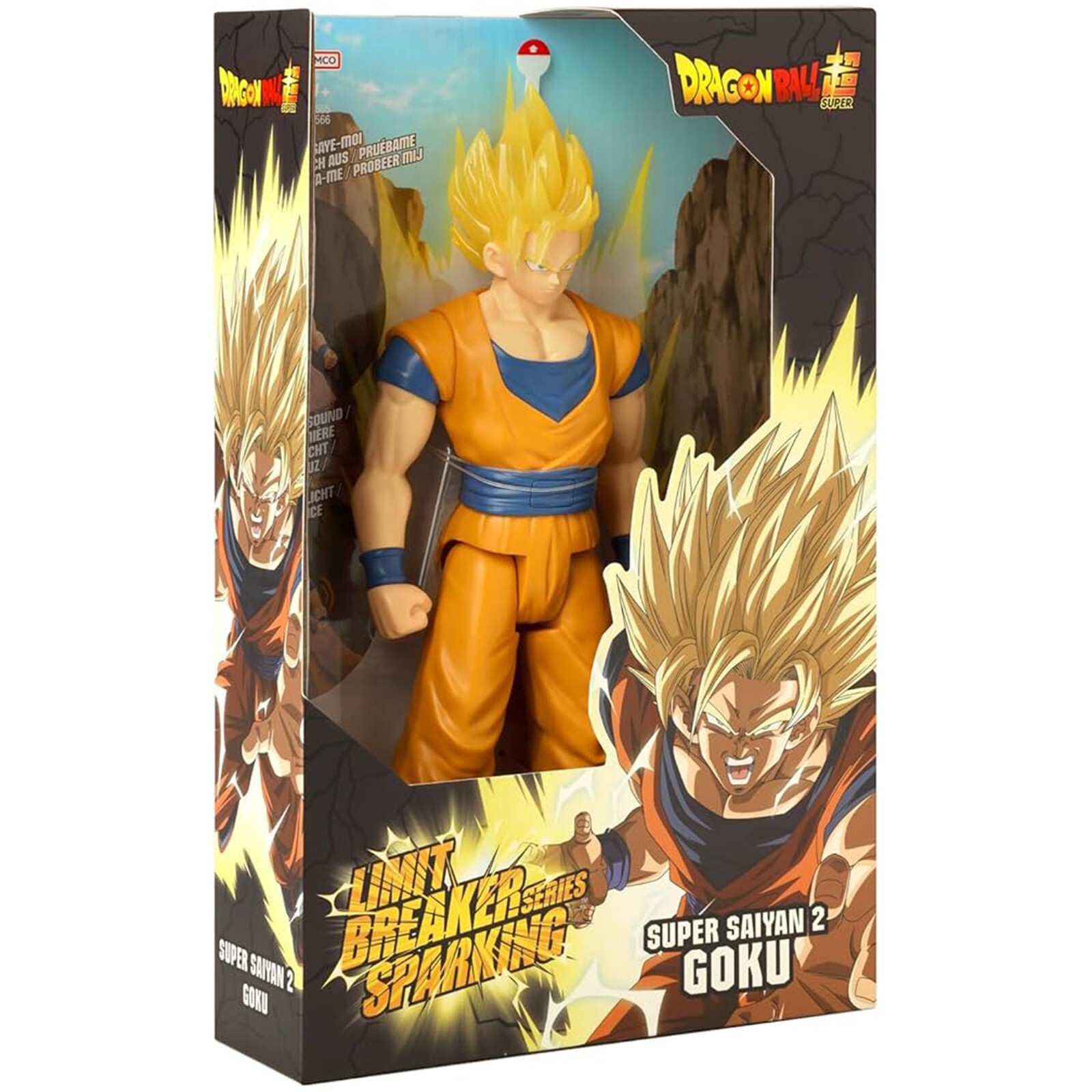 Серия Bandai Dragon Ball Super Limit Breaker, зажигающая Super Saiyan 2 Goku Actio