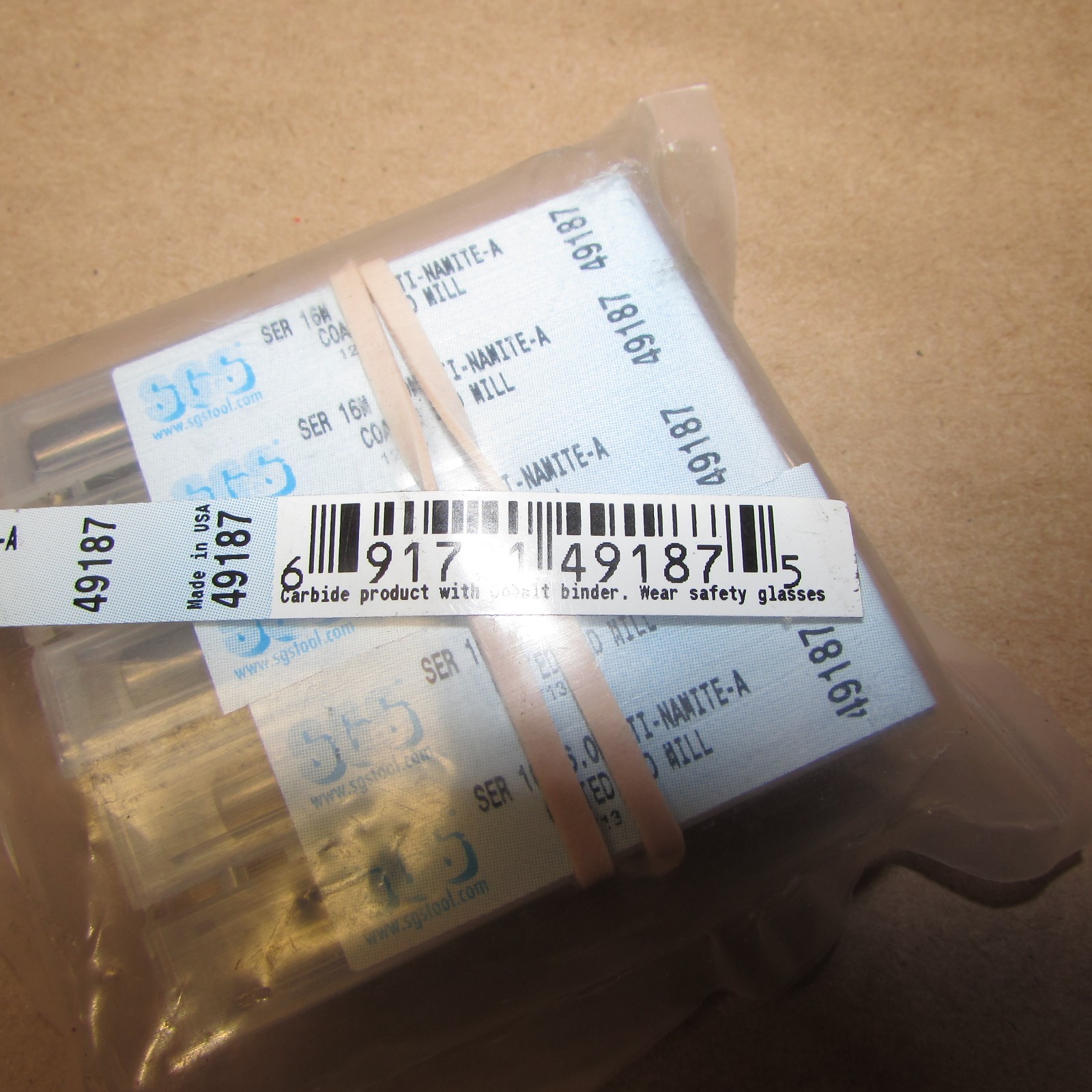フミシュナ　04 SGS Series 16M - Stub 4mm 4 - Flute Square Carbide End Mil