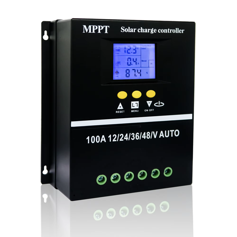100A 80A 60A Solar Charge Controller 12V 24V 36V 48V Auto MPPT Focusing Regulato