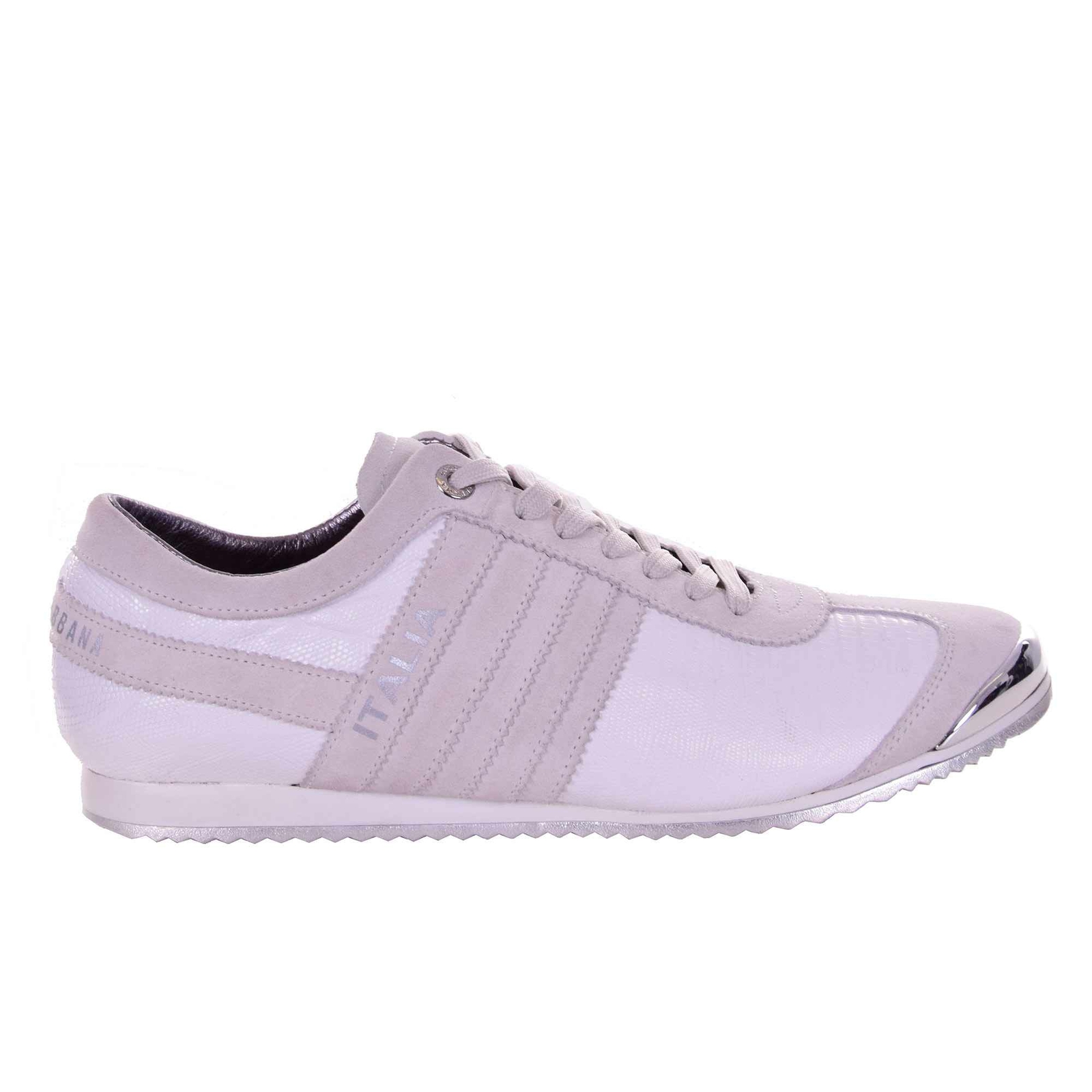 

Dolce - Gabbana Замшевые кроссовки Reptiles Gecko ITALIA Logo White 08123, Белый, ITALIE