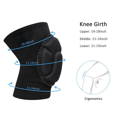 1 Pair Knee Pads – Durable Leg Protectors for Sports, Construction, and Flooring