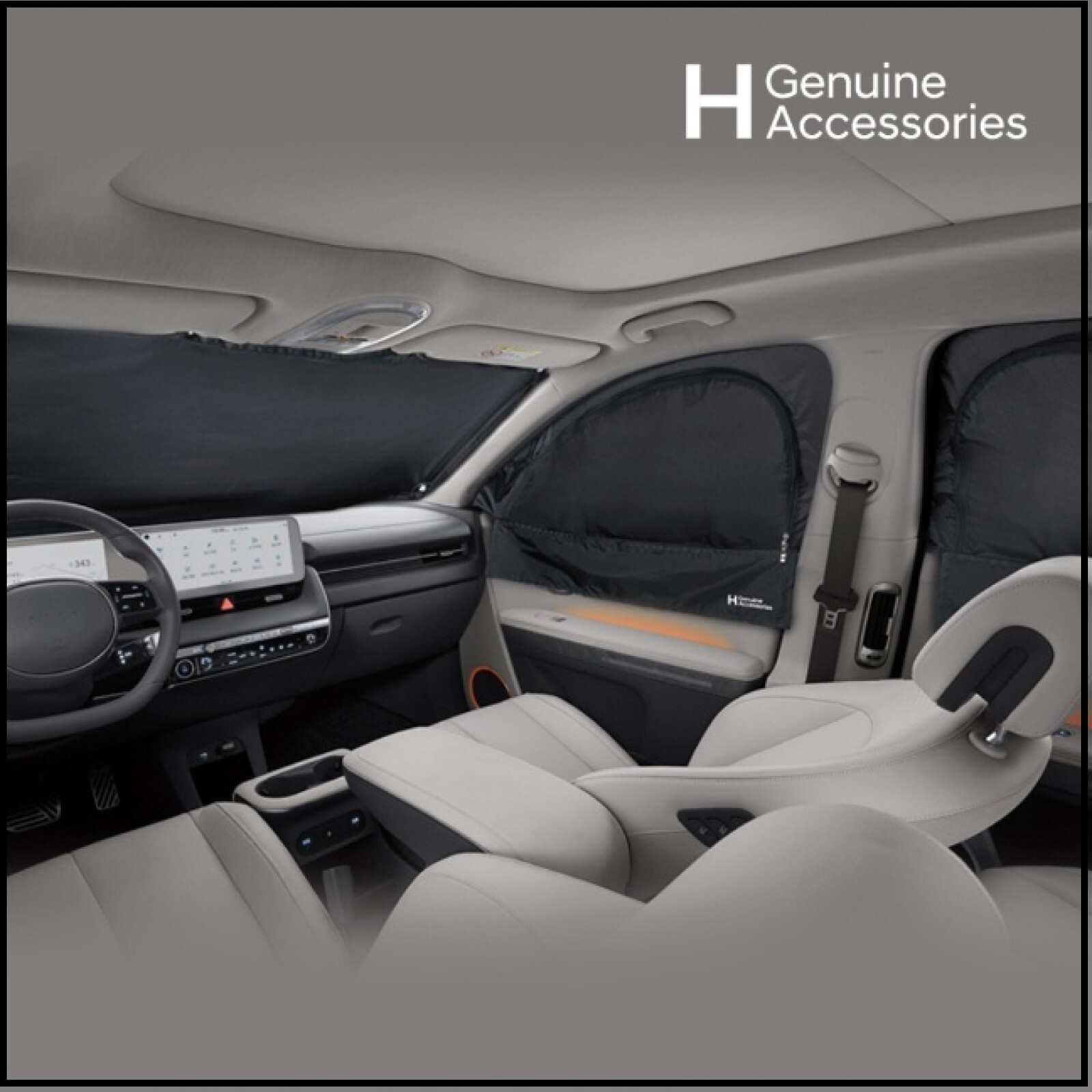 Hyundai Ioniq5 Multi-curtain Car Camping Sunscreen