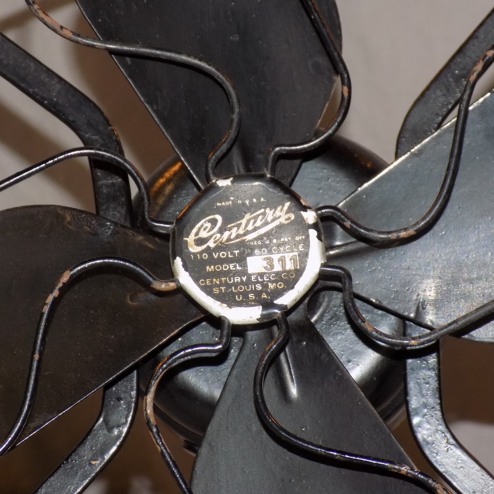 Vintage Century Electric Co.  Fan 9